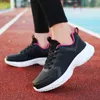 Casual Shoes Women's Non-Slip Travel Sports Soft Sole Lightweight Leather Top Waterproof Student Running Tide