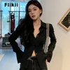 Blouses feminina Lace Up Camisetas Mulheres Manga de Flare Ulzzang Sweet Slim Spring Casual Casual Simples Feminino Feminino All-Match Diário