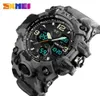 Skmei marque de luxe de luxe de sports de sports montres hommes quartz analogue à LED d'horloge numérique imperméable double affichage montre les bracelets relogio x08307954