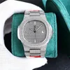 Montre de Luxe Babysbreath Diamond Watch for Men Watches 40mm 324 Mouvement mécanique automatique montre des bracelets de mode Relojes 01