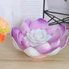 Candle Holders Flower Pool Light Lotus Night Lantern Candles Floating Lights LED Outdoor Wedding Decorations