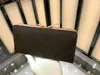 موضة نساء Long Zipper Zippy Wallets Leather 66567 Men Card Card Coin Prosings with Original Box Tote Bags C19 شحن مجاني للبرتقالي