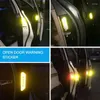 Window Stickers Car Sticker Reflective Warning Safety Tape Anti Collision For Trunk Home Entrance Corridor 9.3x2.5cm