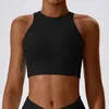 Frauen schocksicher gesammelte Fitness Push up weibliche Unterwäsche Crop Top Run Fitness -Training Bralette Sport Bra Feste Tassen Weste Yoga 240320