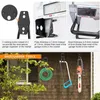 HOCKS HORD METAL METAL CORCLE 5 GARAGE Organisateur Organisateur mural Moup Bicycle Hangle Anti-Slip Storage For Ladders Garden Tool