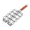 Outils Corns Grilling Holder Panier de chien accessoires de cuisine Grill Pankets en maille métallique pour la fête d'anniversaire