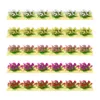 Fleurs décoratives 5 pcs mini-groupe de fleurs grappes bricolages