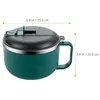 Dinnerware Microwave Noodle Bowl Convenient Compact Ramen Handle Lunch Accessory Design Bento Supply Household Student