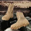 Fitnessschoenen Cungel Brand Professionele buitenwandeling Laars Echt lederen trekking berg -sneakers Camping Men Tactical Hunting