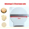 Elektrische pizza gebakpersmachine Dough Press Roller Egg Pancake Flatting Machine