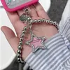 Y2k Temperament Sweet Shiny Star Pentagram Charms Kelechains For Women Girls Fashion Corée Bijoux de porte-clés mignons 240403