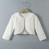 Vestes bébé fille Cadigan à manches longues Little Cotton Sweater veste en tout-petits hausonnes manteau infantile