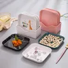 Snack Platter Snack Dish Small Bone Dish Spit Bot Dish Melamineplaat Kleine bord Huishoudelijk Bot Bot Kleine Dish Cake Bord