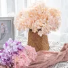 Fiori decorativi simulazione di fiore di ortensiga artificiale Falsa bouquet fai da te la festa della mamma con oggetti di scena pografica decorazione da tavolo