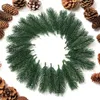 Fleurs décoratives 20pcs aiguilles de pin artificielles fausse plante pour décorations de Noël décor de la maison année 2024 Garlands d'artisanat bricolage