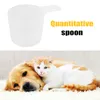 Porteurs de chats bol animal de compagnie cuillère à mesurer quantitatifs chiens de tasse alimentant des outils de scoop de riz