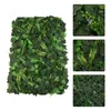 Decorative Flowers Artificial Green Grass Square Plastic Lawn Plant Home Wall Decoration Background 40X60cm