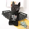 Hundekleidung Schöne Cosplay -Kostüm Leichtes Haustier -Outfit Fastener Tape Pograf Prop Black Fledermaus