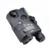 peq15 tactical laser indicator led strong flash illumination ir red green blue laser battery box