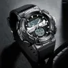 ساعة معصم Lige Top Military Watch Men Diver Fashion Diver for Discal Sports Chronprack Chronograph Quartz
