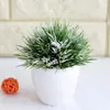 Decoratieve bloemen kunstmatige plant decor compact mooie potten aantrekkelijke stoffen simulatie voor tuin trouwhuis