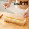 Keukenopslag voedselkwaliteit pasta doos koelkast hangende noedels met deksel rechthoekige plastic conservering tank