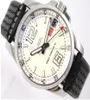 2020 Sprzedaj Miglia White Dial Men039s Automatyczny ruch zegarek ze stali nierdzewnej męskie sportowe zegarek gumowy pasek 6921380