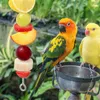 Outros pássaros suprimentos 5pcs papagaio de frutas bastões de gaiolas de gaiola de gaiola de gaiola para finchas para periquito de periquito macaw finches