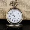 Pocket Watches Vintage Green Emerald Imitation Stone Quartz Watch Necklace Woman Fob Women Men Gifts Souvenir