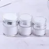 Garrafas de armazenamento 15ml 30ml 50ml de acrílico a vácuo garrafa