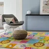 200x180x1cm dubbelzijdige kinderen tapijt zachte schuim tapijtspel Playmates waterdichte baby speelmat kamer decor vouwbaar kind kruipende mat 240322