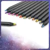 鉛筆12colorセットレインボー鉛筆木製ペンロッド4bペン詰め替えアートグラフィティクリエイティブペインティングカラーリードペイントブラシー学具