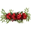 Decorative Flowers 1PCS Artificial Wedding Arch Flower Garlands Silk Rose Swag Floral Table Center Door Decor