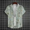 Chemises décontractées pour hommes Simple Hawaiian Beach 3d Flower Imprime d'été Summer Streeve Daily Street Tops Tees Fashion Men Vêtements