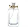 Opslagflessen High-end parfum herpakkingsfles push-type lege draagbare cosmetische glazen spray reizen