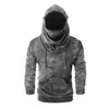 Sweat à capuche pour hommes Pillumage à capuche numéro 8 Print Hoodie Face Cover Pocket Pocket Tie Dye Sweethirt masculin Vêtements