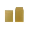 Kuvert 100 stycken Kraft Paper Gift Envelope Vintage Blank Party Inbjudan Kuvert 2in 3in Foto Storage Bag Mini Paper Jewelry Bag