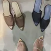 Pantofole estate giapponese mesh punta tacchi alti che scorre traspirabili da donna moderna moderna da esterno tacones da esterno
