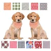 Appareils pour chiens Style Unique Paws Cat Small Bandana Scarf Produits pour animaux de compagnie de Noël ajusté