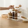 Keukenopslag Spice Rack Organizer Rekken Ruimte Besparend metalen kruidenkast Door Jar Tikstoeften Stand