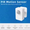 Modules tuya wifi pir smart motion détecteur de détection de maison sans fil mini-capteur infrarouge de mouvement humain de mouvement de la batterie de sécurité alimentée