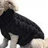 Dog Apparel Pet Clothes 8 Colors Winter Warm Soft Puppy High Collar Solid Color Design Sweater Clothing Items Perros Accessories