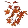 装飾的な花秋の人工枝偽のシミュレーションユーカリハロウィーンパーティークリスマス感謝祭のテーブルデコレーション