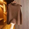 Women's Vests 2024 Sweater Vest High Sense Fashion Hollow Crochet Soft Waxy Wind Outside The
