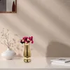 花瓶ステンレス鋼花瓶ホームウェディングテーブルデコレーションシンプルな花金属アレンジメントシルバーディスプレイホルダー