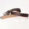 Celra Ladies Fashion Belt Filmy feminino Faux Leather Retro com comprimento ajustável Multi Hole Design Motivo para jeans