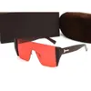 Tom Letter Zonnebril voor mannen Damesontwerper Luxe Nieuwe Fashion Classic Sunglasses Mens en Dames Algemene trend T-vormige zonnebril
