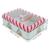 Storage Bottles Easy Clean Christmas Biscuit Containers Box Clothes Boxes For Gifts Cookie Tin With Lid Tinplate Tins Lids Sweet Goodie