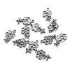Charms 10pcs/lote liga Hollow Hexagonal Honeycomb Bee para Bracelete de colar Acessórios de jóias de pendentes de animais