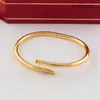 Bijoux de créateur Classic Bracelet Gold Bracelet pour femmes hommes 316L